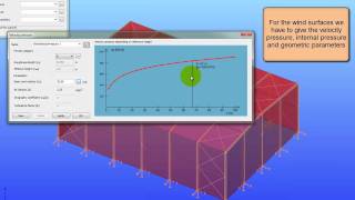 ConSteel 60  Automatic wind load generation [upl. by Ellak625]