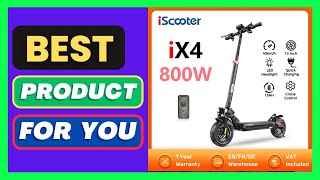 iScooter iX4 Electric Scooter 800W [upl. by Noterb22]