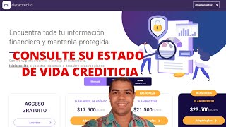 COMO CONSULTAR EL ESTADO DE NUESTRA VIDA CREDITICIA POR INTERNET DATACREDITO  REPORTES  CUENTAS [upl. by Melda]