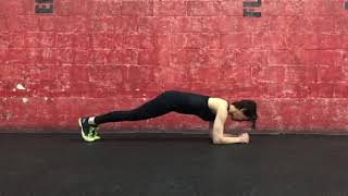 Elbow plank alternating knee across [upl. by Esirec]