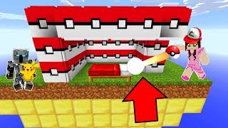 Minecraft POKEMON LUCKY BLOCK BEDWARS  Modded MiniGame [upl. by Airemahs]