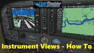 FS2020 Instrument Views Tutorial amp How to assign Buttons for them on your Flight Controller [upl. by Constance137]