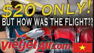 2022 WORLDS CHEAPEST FLIGHT VIETJET AIR  Saigon to Danang Vietnam [upl. by Ennairrek]