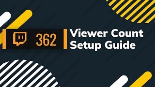 Streamlabs Viewer Count Overlay Tutorial  Show Your View Count [upl. by Rhodie]