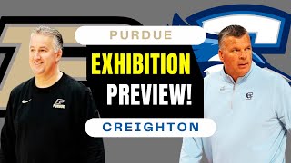 Purdue vs Creighton Exhibition Preview And Predictions [upl. by Paviour786]