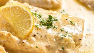 Baked Fish with Creamy Lemon Sauce [upl. by Marriott]