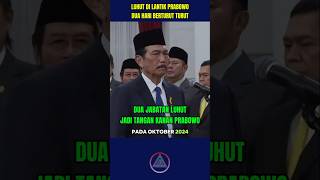 Luhut Pegang 2 Jabatan dari Prabowo [upl. by Yffub]