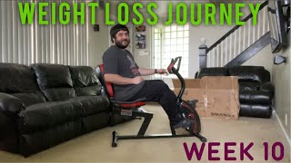 Weight Loss Journey  Week 10  Avengers Assemblean Exercise Bike [upl. by Allehc]