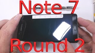 Note 7 Scratch Test  CORRECTION VIDEO  Gorilla Glass 5 [upl. by Gyasi]