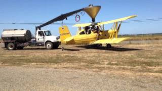 Loading an Ag Cat with Fertilizer [upl. by Alleahcim]