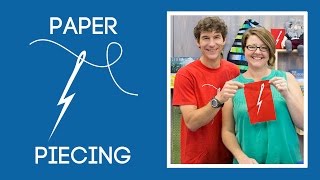 How to Paper Piecing with Violet Craft [upl. by Gosselin]