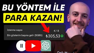 1000 İzlenmeye 300TL Nasıl Kazanıyorum  YouTube Para Kazanma [upl. by Ciaphus361]