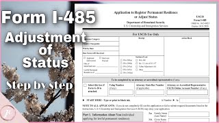 How to Fill out Form I485  ADJUSTMENT OF STATUS 2020 ENGLISH  JhenCabralTV [upl. by Annavahs]