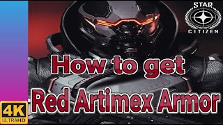 Star Citizen 3171  How to get the Red Artimex Armor starcitizen [upl. by Spiro872]