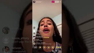 Malu trevejo arguing with step dad and mom police was called [upl. by Dunaville]