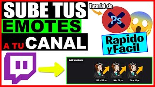 😱Cómo PONER EMOTES en TWITCH 2022 🚀¿EMOTES GRATIS para Twitch❓ Curso de Twitch✅ [upl. by Fital]