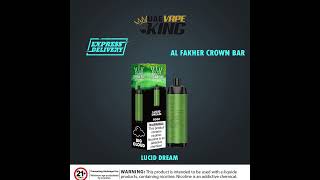 AL FAKHER CROWN BAR VAPE [upl. by Akkire235]