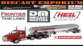 150 Scale Diecast Masters Kenworth T880S Day Cab with Heil Tanker  Frontier Tank Lines [upl. by Niki683]