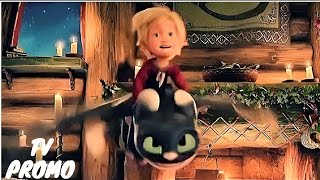 Night Lights amp Kids in Snoggletog Log HOW TO TRAIN YOUR DRAGON HOMECOMING  OFFICIAL PROMO【2019】 [upl. by Axela]