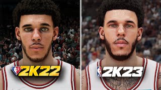 NBA 2K23 vs NBA 2K22 All New FACES PS5  FacesGraphics COMPARISON [upl. by Nader]