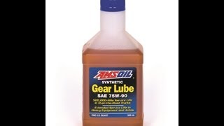 AMSOIL FGR SAE 75W90 Synthetic Gear Lubricant [upl. by Rexford]