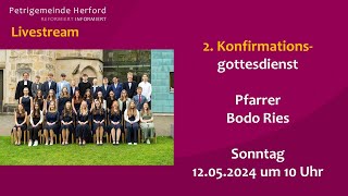 2 Konfirmation aus der Petrigemeide Herford am 12052024 [upl. by Olbap]