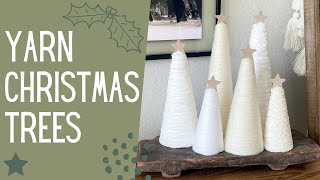 Yarn Christmas Trees [upl. by Silvan]