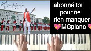 Tutoriel piano Matondo Mike kalambay [upl. by Sisenej]