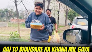 Aaj To Bhandare Ka Khana Mil Gaya  YashalsVlogs [upl. by Emerald123]