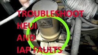 How To Troubleshoot HEUI Systems and IAP faults 164 Faults 3126 C7 and C9 Cat Engines [upl. by Rovelli]