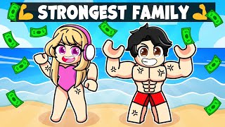 Having A BODY BUILDER FAMILY In Roblox [upl. by Gerge]