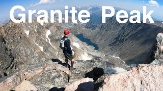 Granite Peak Summiting Montanas Highest Peak in One Day [upl. by Heman]