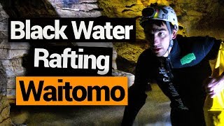 ⛑️ Black Water Rafting in Waitomo  New Zealands Biggest Gap Year – Backpacking Guide New Zealand [upl. by Lesli]