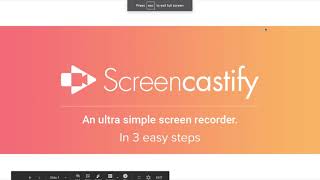 How to record a presentation using Google Slides amp Screencastify [upl. by Eelyab]