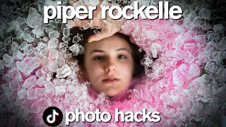 VIRAL TikTok Photo Hacks ft Piper Rockelle Boys vs Girls [upl. by Lexis]