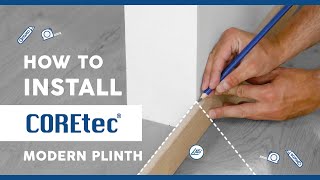 How to Install COREtec® Modern Skirting Plinths Installation Guide [upl. by Bryant]