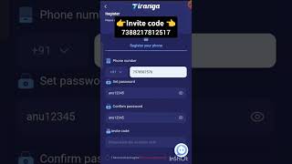 How to register in tirangatiranga me kaise register kareinvitation code tiranga [upl. by Atibat]