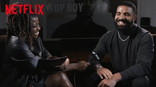 Drake Interview Live From The TOP BOY Premiere In Hackney  Netflix [upl. by Schild]