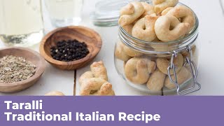 TARALLI  Traditional Italian Recipe [upl. by Carver]