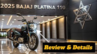 NEW Bajaj Platina 110 ABS 2025 Finally Launched [upl. by Llehcram]