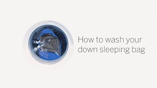 How to wash your down sleeping bag [upl. by Tuckie870]