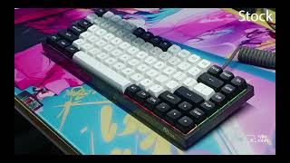 RK84 Gateron Yellow  Stock vs Modded [upl. by Windy]