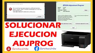 ERROR RESET EPSON ADJPROG NO SE EJECUTA  Solucionar errores de almohadillas [upl. by Letnohs187]