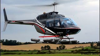 Bell 206 Jet Ranger II Startup amp Takeoff [upl. by Niwrehs]