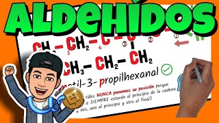 🔴 ALDEHÍDOS  Nomenclatura y formulacion ORGÁNICA [upl. by Lentha]