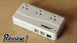 Review BESTEK Portable Travel Adapter amp Power Converter  MRJ201GU [upl. by Allcot]