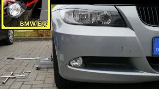 BMW Nebelscheinwerfer ausbauen Tutorial Fog Lights change BMW self made [upl. by Vander]