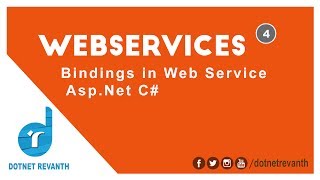 Bindings in Web Service AspNet C  Part4 [upl. by Aneetsyrk]