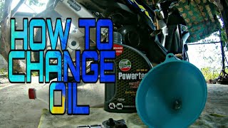 How To Change Oil  Yamaha Mio i 125 [upl. by Nivra507]