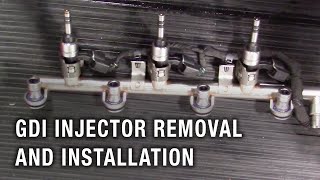 GDI Injector Removal and Installation [upl. by Hafinah]